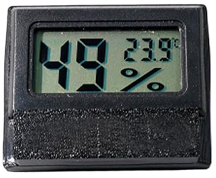 Moniteur D'Humidité pour Reptiles Testeur Numérique Précis Aimanté | Thermomètre Et Hygromètre De Terrarium Pour Gecko Léopard Crabe Ermite Lézard Serpent Réservoir Terrarium Enclos Domestique