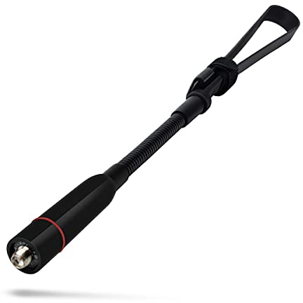 TWAYRDIO Antena táctica plegable de doble banda SMA hembra de 47,5 cm con cuello de cisne de 2 metros/70 cm Antena de radio de 2 vías para UV-5R UV-82 BF-F8HP Kenwood Walkie Talkie