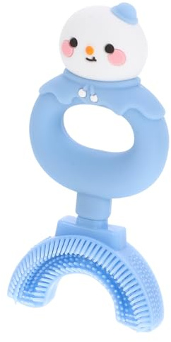 U-förmige Zahnbürste Für Kinder Praktische Kinderzahnbürste Zahnbürste Handzahnbürste Aus Silikon Handzahnbürste in U-form Staubdicht Kleinkind Kieselgel