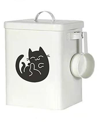 RSTYS Contenedor de almacenamiento de alimentos para mascotas para alimentos para perros, alimentos para gatos, alimentos de pescado y semillas de pájaro, recipiente de almacenamiento de alimentos y