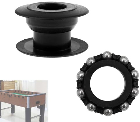 zalati Lot de 10 roulements à billes en métal pour barre de babyfoot, 16 mm