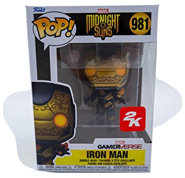 Funko Pop! Gameverse Midnight Suns Iron Man #981 Glow-in-The-Dark Chase