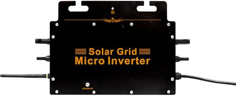 SolaMr 800W Grid Connect Wechselrichter Solar Micro Wechselrichter 120V/230V Auto, WiFi - Microinverter mit App-Überwachung für Home Outdoor PV Panel-800W