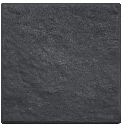 bepco Trittstein Gartenplatte Beetplatte Laufplatte Wegplatte 4er-Set, Gummi (4er-Set Trittsteine Wegplatte aus recycelten Gummi, 30,7 x 30,7 x 3 cm, Graphite)