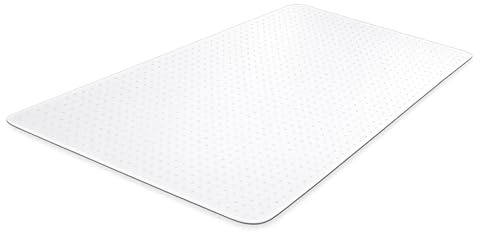Bargain House Clear Office Chair Mat for Carpet Floor, 90 x 120 cm | Transparent non-slip chair mat protects carpets from chair damage, scratches, wear, and indentations during daily office use.