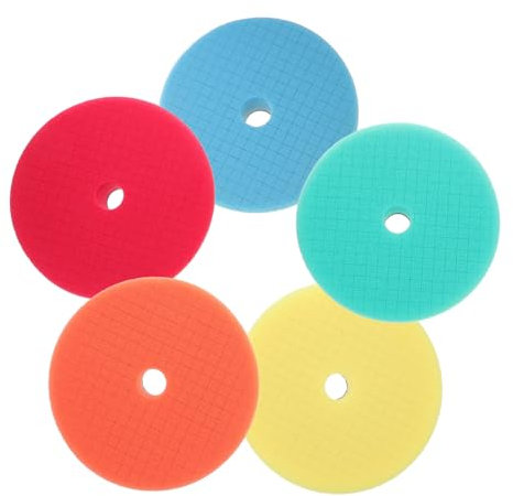 DOITOOL 5pcs Car Polishing Sponge Wheel Car Cleaning Pads Sponge Wheel for Buffering Pad Detailing Products