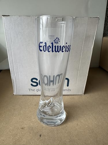 Générique Biergläser EDELWEISS, bedruckt, 25 cl, 6 Stück