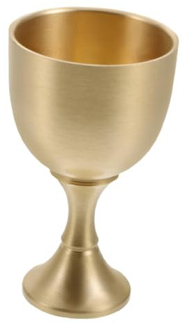 OUNONA Calice Vintage Laiton Doré Gobelet à Vin Médiéval Calice pour Cérémonies