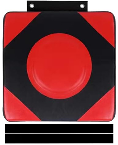 Cojín de pared de boxeo, almohadilla de entrenamiento montada, bloque de golpeo tailandés de kickboxing, costuras reforzadas, acolchado absorbente de golpes, placa de soporte fácil de instalar para