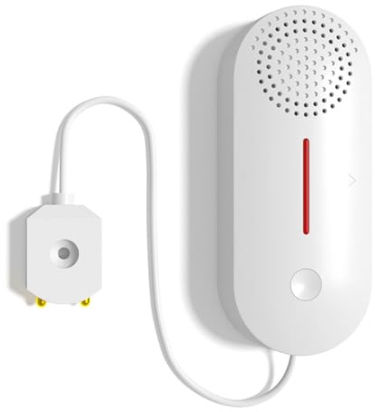 Acmerota Water Leak Sensor, WiFi Smart Water Leak Detector, Drip Leak Alert Wireless Mini Flood Detector, Water Level monitoring, 100dB Alarm Water Sensor Alarm for Kitchen Bathroom Basement