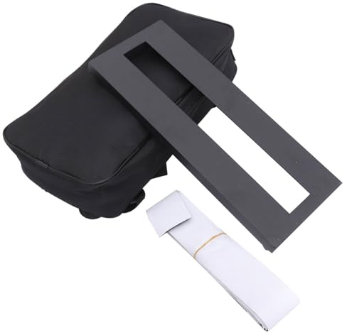 Supvox E-gitarren Effektpedalboard Satz mit Halterung Pedalboard Tragbare Nylon Tasche Rostfrei Stabile Montage Zubehör für Gitarren Effektgeräte