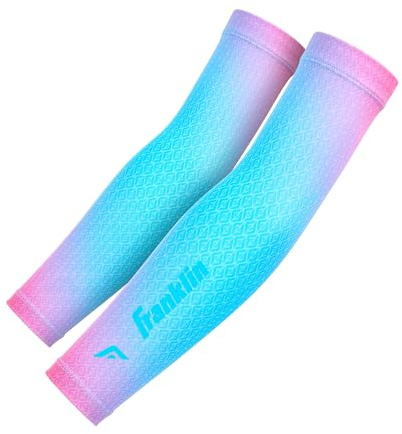 Franklin Sports Youth Baseball + Softball Arm Compression Sleeves - Cotton Candy - Pair