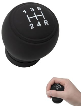 HUVZOR 1 pieza Funda Pomo Cambios Marcha Coche Antideslizante,5 Marchas Palanca de Velocidad de Coche,Funda Pomo Palanca de Cambios,Pomo Palanca de Cambios Universal,Funda Palanca Cambio de Marchas