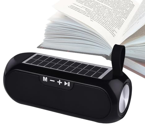 Wezalget Enceinte Portable,Gadget électronique Solaire sans Fil | Enceinte pour Maison - pour Plage Camping Vacances fête Maison Bureau