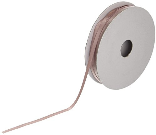 Club Green CDSS03TAU D/Satinband, 3 mm x 25 m, Taupe, Textil, 8 x 8 x 1.5 cm, meter