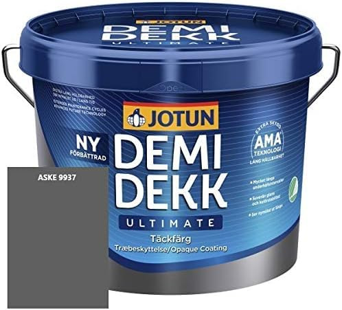 JOTUN DEMIDEKK ULTIMATE Täckfärg Holz-Farbe | Wetterschutz-Farbe | Holzschutz-Farbe | Absolute Premium-Qualität |3 Liter SINK 9907