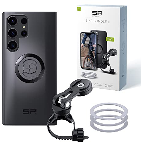 SP CONNECT Bike Bundle II | SPC+ | kompatibel mit Samsung S23 Ultra | Handyhalter für Fahrradlenker | Mountainbike Rennrad Handy Halterung