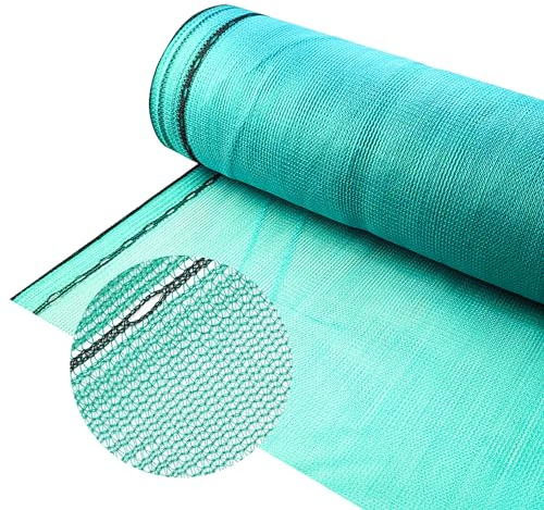 Gerüstschutznetz 2,07 x 50 m | Staubnetz | Abrissnetz | Gerüstnetz | 50 g/m² inkl. 100 Stück Kabelbinder | verschiedene Größen und Farben (Grün)
