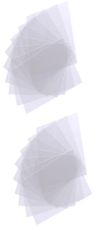 NUOBESTY 20 Stk verpackungsmaterial plastikfolie kunststofffolie pet film präsentbox hitzebeständige present box transparente Haustierfolie Blatt Faltschachtel
