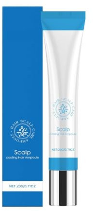 Ampoule capillaire Scalphy, sérum capillaire à bille avec effet rafraîchissant, maintient le cuir chevelu propre, améliore la brillance des cheveux, sérum pour cuir chevelu Scalphy (1PC)