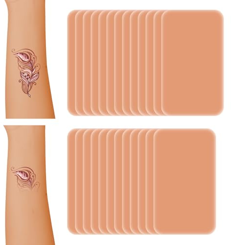 25 Stück Tattoo Cover Up Aufkleber,Tattoo Abdecken,Abdeckungsband Concealer Aufkleber,Atmungsaktive Und Wasserdichte Haut Concealing Tape Zum Abdecken Von Tätowierungen