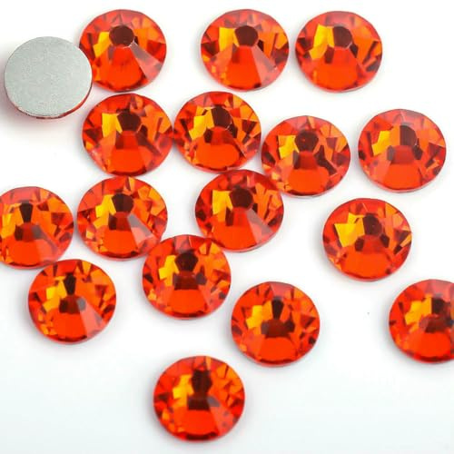 SS6-SS30 AAAAA Cristal de vidrio sin fijación por calor, piedras brillantes planas, decoraciones para uñas, accesorios de bricolaje - Jacinto - SS30-288 piezas