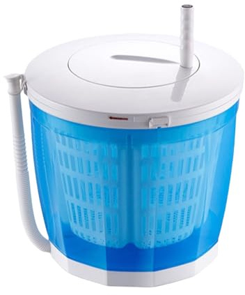 Lavatrice manuale 2 in 1 con centrifuga asciugatrice soluzione di lavanderia multifunzionale portatile per piccole camere da letto campeggio con asciugatrice a spint