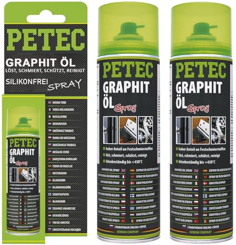 PETEC 2x 72250 Grafitspray (1 L) | 72250,