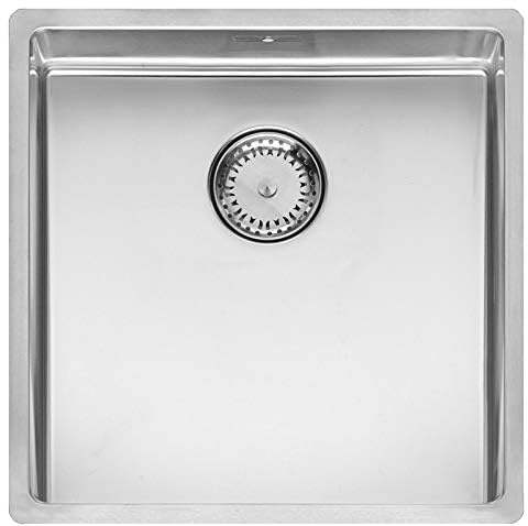 REGINOX Elite New York 40 x 40 L Stainless Steel Sink from Cabinet Width 45 cm Flush-Mounted Flat Installation Base