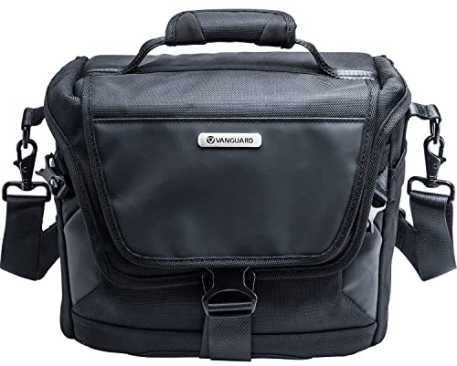 VANGUARD Veo Select 28S BK Bolsa para cámara Mirrorless o DSLR | Cámara con 70-200mm f4, 3-5 Objetivos, Negro