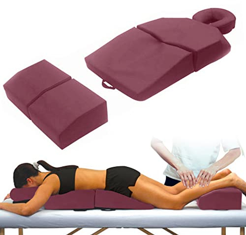 Amethyst Lake Pregnancy Massage Cushion, Prenatal Bolster Full Body Relaxing, Prenatal Pregnancy Positioning System, Ideal Cushion to Release Lower Back Pain.