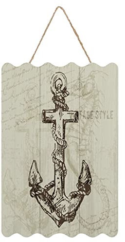 by Unbranded Vertikale rustikale Bauernhaus-Holzschilder Anker 20,3 x 30,5 cm The Laundry Room Decor Rustikale Bauernhaus Home Sprüche Zitate Holzschild Wanddeko Gartenschilder Holztafel