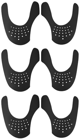 Newaner 3 paires de chaussures pli protecteur boîte à orteils, prévenir les chaussures de sport pli protecteur pour homme et femme（35-39）