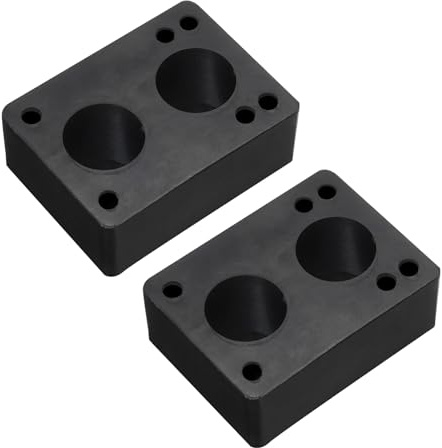 PATIKIL 28mm / 1.1 Skateboard Riser Pads, 2 Pack Rubber Angled Wedge Shock Pads for Skateboard Truck Cruiser, Black