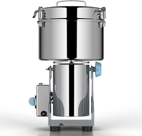ExoticaBlend Getreidemühlen Elektrisch, Rostfreier Stahl Schnelle Superfine Mühle Kornmühlen Trocken Kräuter Getreide Grinder mit Überlastschutz für Kräuter Gewürze Nüsse Getreide Herb,3500g