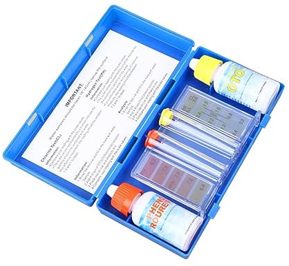 KITANDOVE 1satz Pool Test Reagenz Für Wasserchemie -testlösung Für Spa Präzise Ph Und Chlorbestimmung Einfache Anwendung Tragbar Und Langlebig