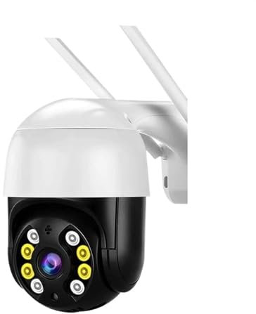 Telecamera Wi-Fi Esterno, Telecamera IP CCTV 4K 8MP Telecamera PTZ Smart Zoom digitale 5x Rilevamento umano AI Protezione di sicurezza domestica wireless per la sicurezza domestica(5MP NO SD Card)