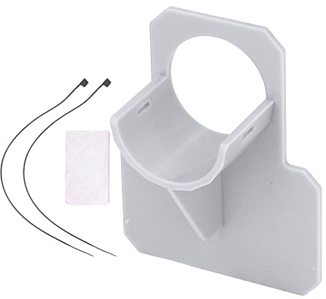 Tissting Schwimmbad Rohrhalter, verhindert das Durchhängen von Rohren, Pool Zubehör, oberirdischer Schwimmbad Schlauchhalter mit 2 Kabelbindern, 1 Klebeband für Pool (Grau)