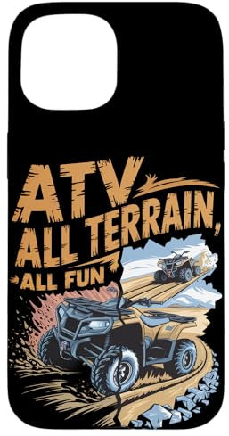 VTT tout terrain, tout amusant Coque pour iPhone 15