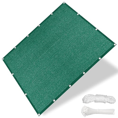 Tenda a Vela Ombreggiante Traspirante 120 x 230 cm, Protezione Uv, Permeabile All'Aria e All'Acqua, Telo Ombreggiante da Giardino per Esterno, Giardino, Terrazzo, Balcone, Verde Scuro