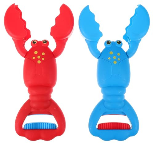 FELTECHELECTR Lobster Grabber Toy for Kids Lightweight Plastic Sand Digger Claw for Beach Sandbox and Outdoor Summer Play Activities