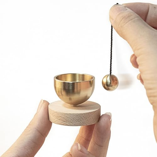 Klangschalen-Set, Meditations-Klangschale für Yoga, kleine klangschale mini, Meditation und Entspannung, Achtsamkeit, Chakra-Heilung, Stressabbau