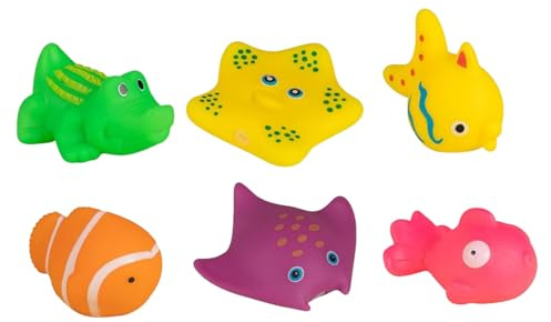 6 Stück Katzen Pool Spielzeug Katzen Fisch Spielzeug Wasser Katzenfischspielzeug Im Wasser, Tragbares Katzen Hundepool, Interaktives Pool-Katzenspielzeug, Schwimmendes Und Badendes Fischspielzeug