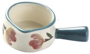 Gravy Boats Hand-Painted Small Milk Sauce with Handle Ceramic Dipping Saucer Western Steak Sauce Pot Sauce Jug