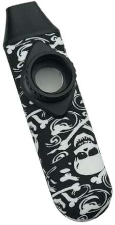 TTETTZ Kazoo Flöte mit Ersatzmembranen, Mundharmonika für Party Und Grillmusikliebhaber