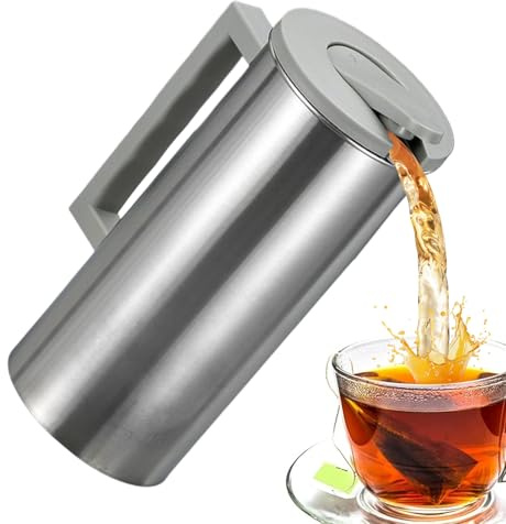 Yidueace Stainless Steel Pitcher - Large Capacity Juice Pitcher with Lid