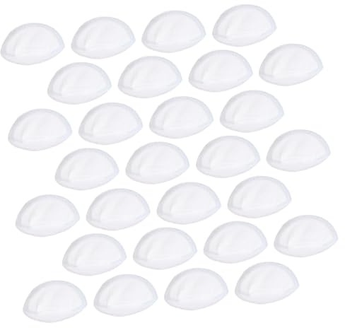 Coppette Assorbilatte Monouso per Allattamento Seno 100 Pezzi Bianco | Tessuto Non Tessuto, Confezione Singola, Leggerezza Pratica, per Madri, senza Ritorno di Umidità