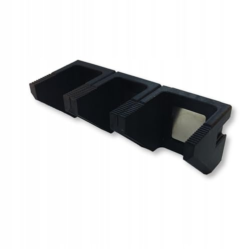 Magnetischer Pistolenhalter Set MHS Schwarz – Waffenhalter + 2 Magazinhalter für Waffenschrank oder Safe – Magnetic Holder System – 3-teilig
