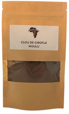 Clou de Girofle Moulu 50g – Syzygium Aromaticum en Poudre – Épice Aromatique Naturelle Puissante pour Sauces, Pâtisseries, Marinades – 100% Pur Sans Additif (2 sachets 50G)