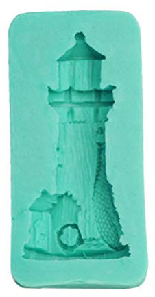 UPKOCH silikonformen leuchtturm fondantform für süßigkeiten cookie schokolade diy